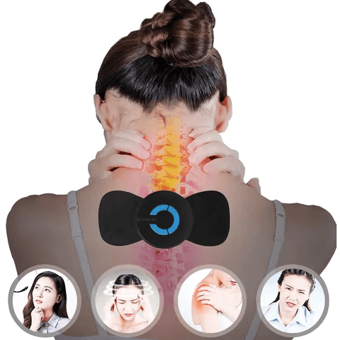 Smart EMS Spine Massager – Soothe Neck, Back & Body Pain Instantly!