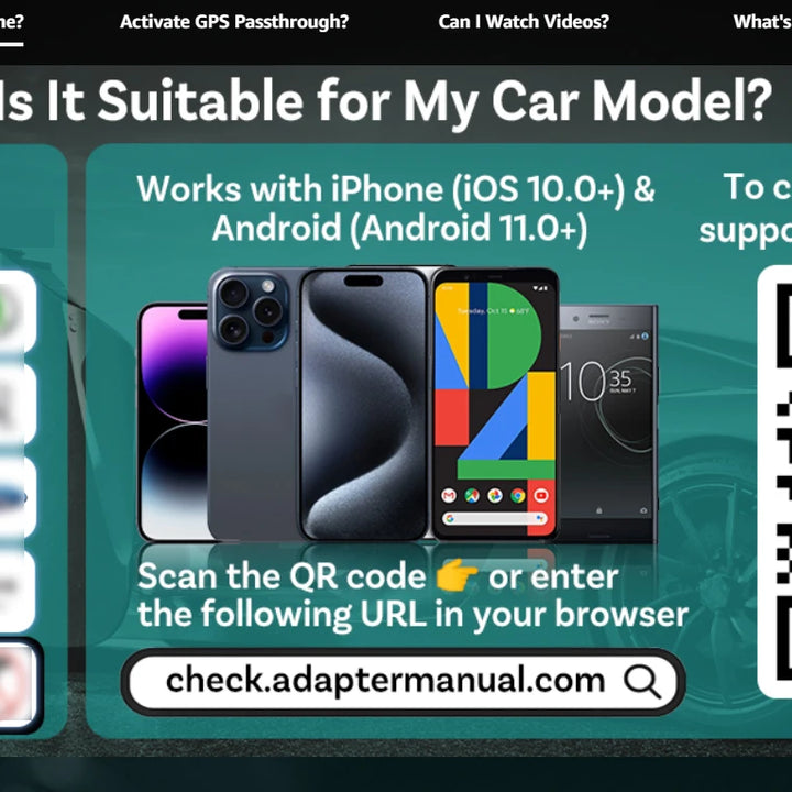 OTTOCAST Play2Video Pro – Wireless CarPlay & Android Auto AI Box | Built-in YouTube, Netflix & TV Apps for 99% of Cars