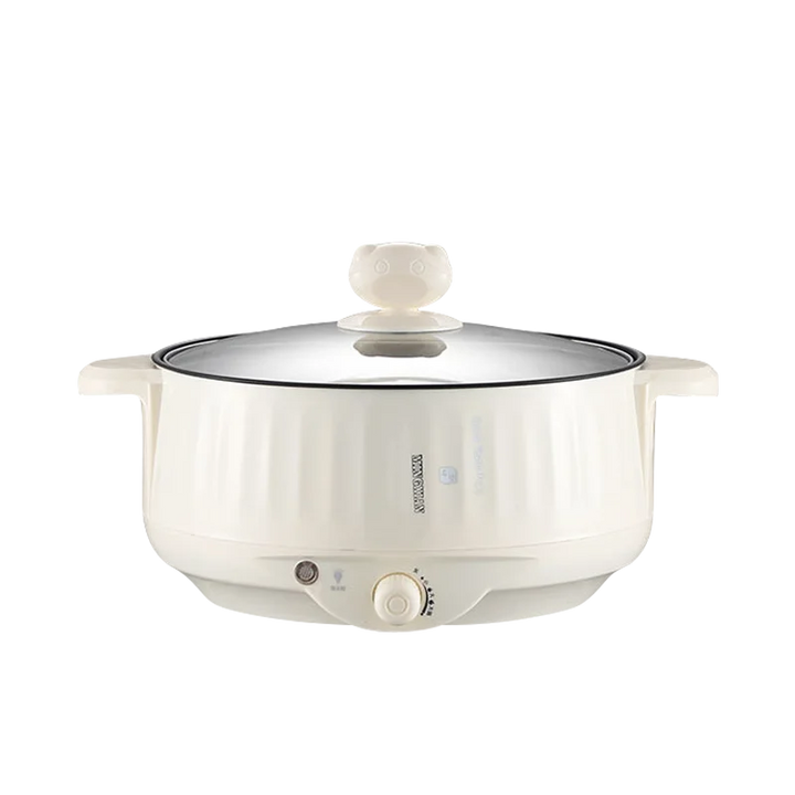 Compact 2-in-1 Electric Cooker – Non-Stick Mini Pot for Fast Meals, Soups & Rice | Ideal for 1-2 People